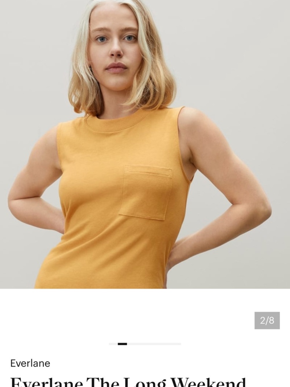 Everlane Sleeveless Cotton Dress - Picture 5 of 5
